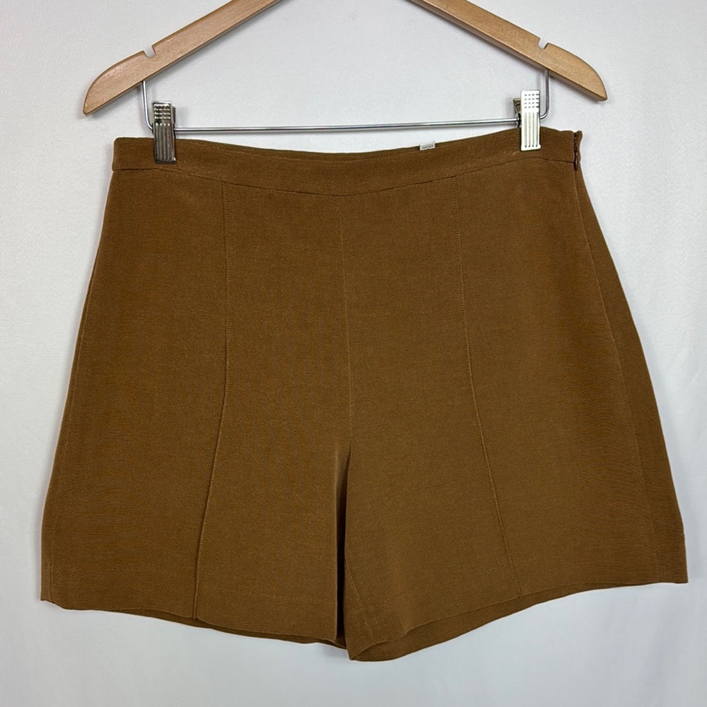 Vince‎ High Waist Tailored Shorts Size 10 In Amber Wave Women’s - Picture 5 of 13